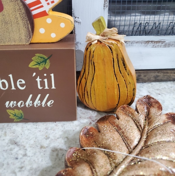 *SOLD* Hobby Lobby Fall Thanksgiving Decor Lot - Picture 4 of 6